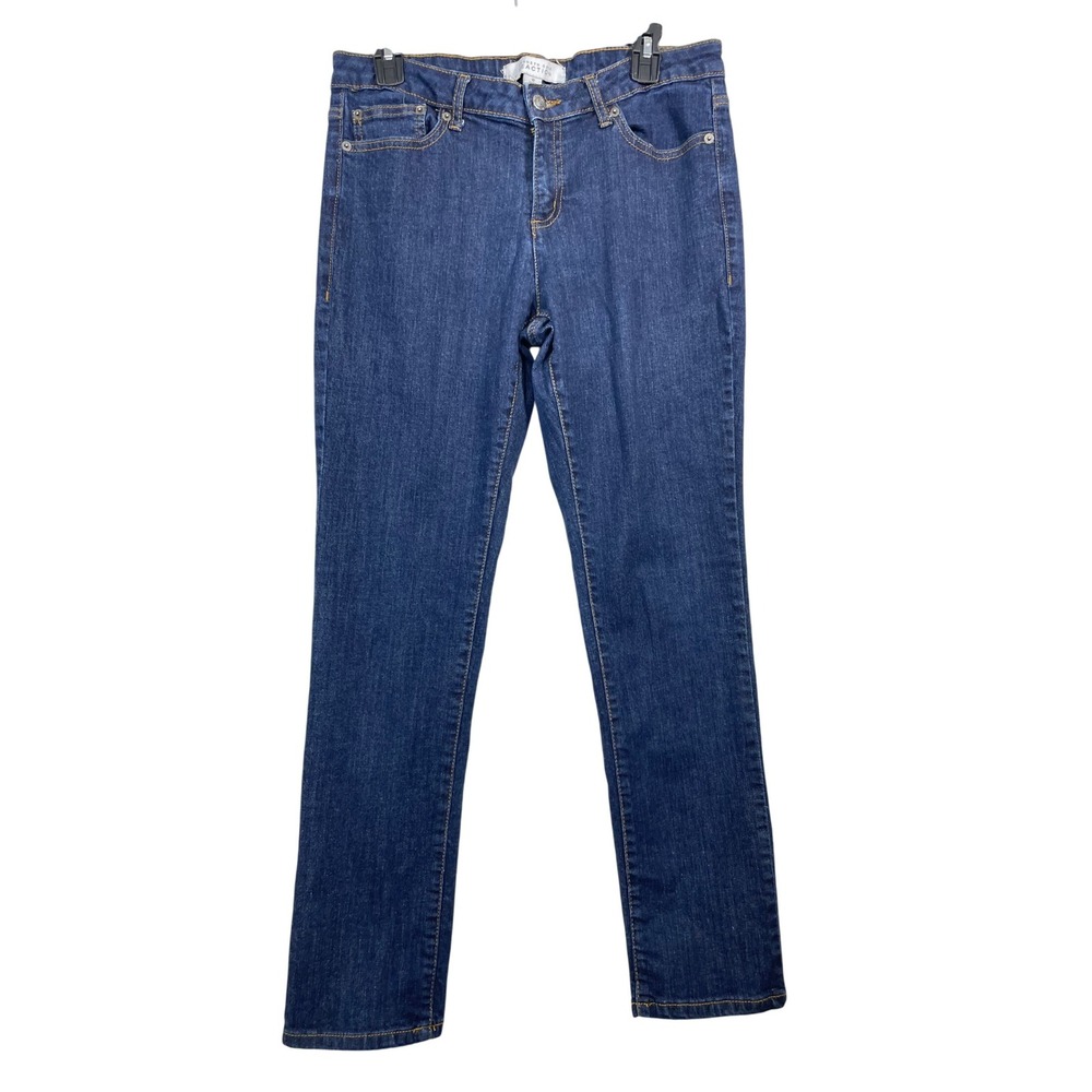 Kenneth Cole Reaction Denim‎ Jeans Womens Size 12 Short Dark Wash
